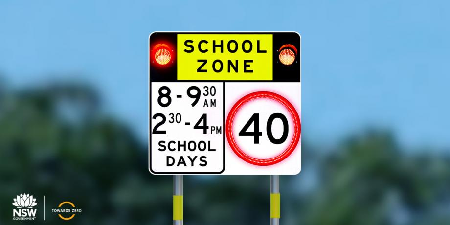 School Road Safety Sign