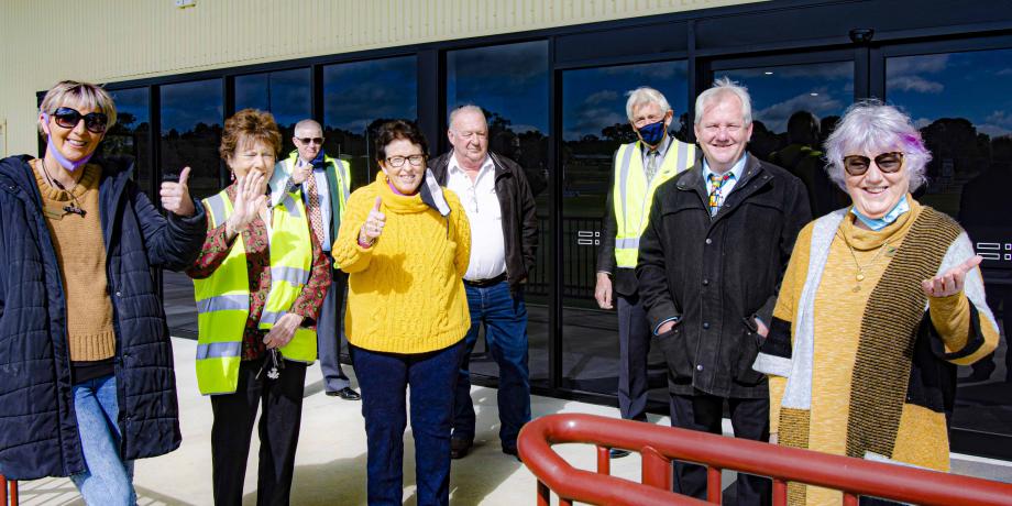 Councillors tour new Clubhouse