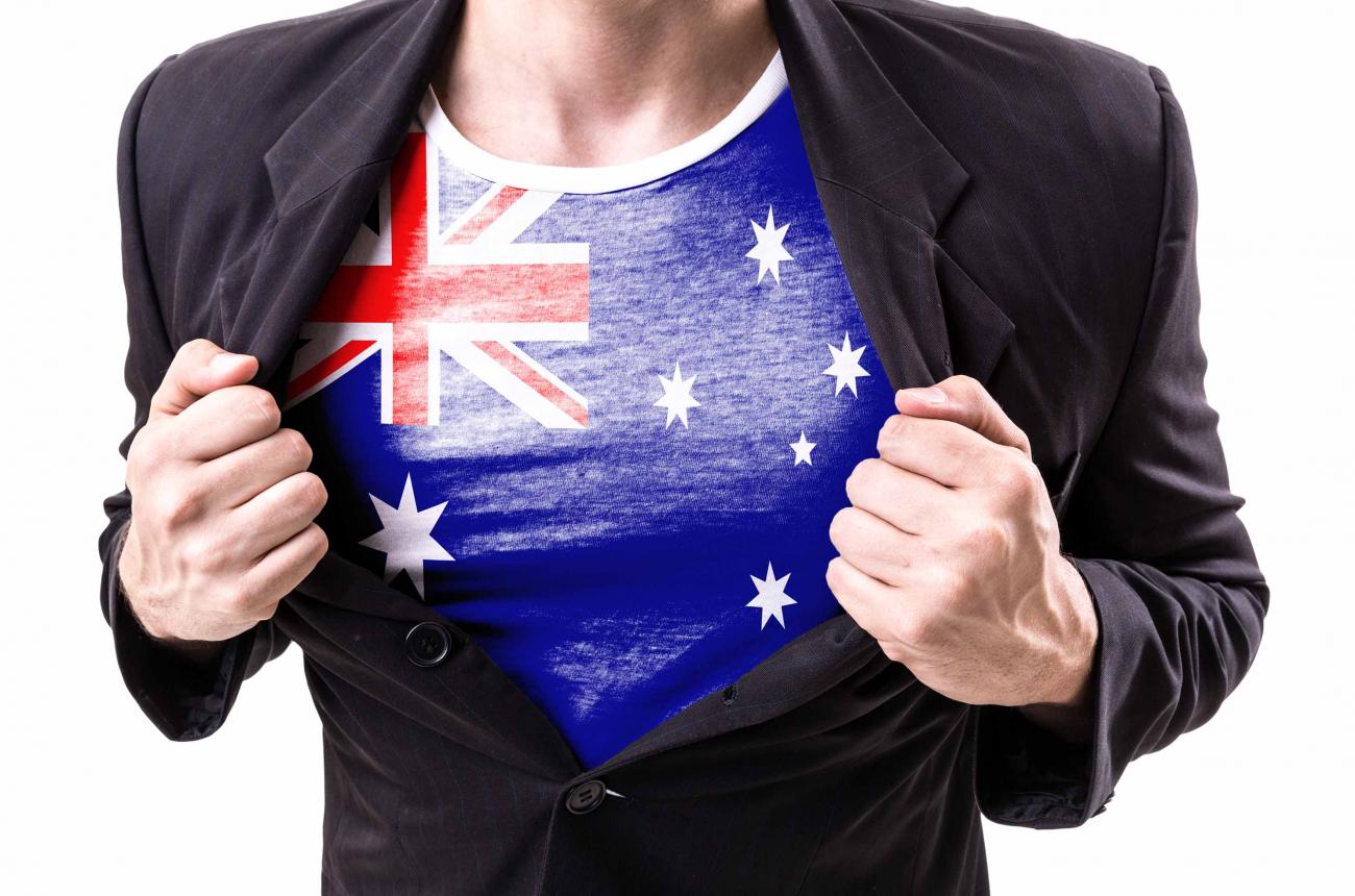 Australian flag t-shirt