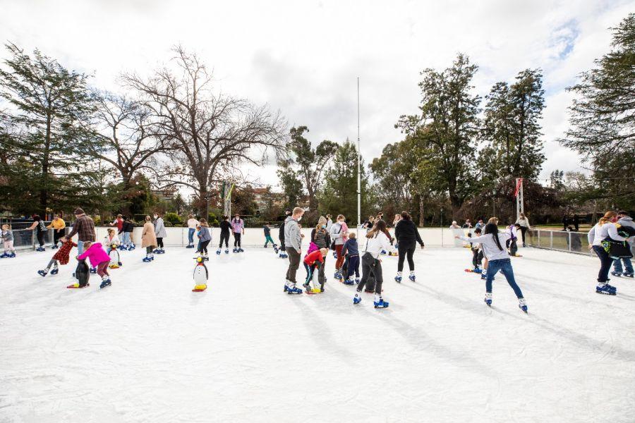 Ice skating in wagga